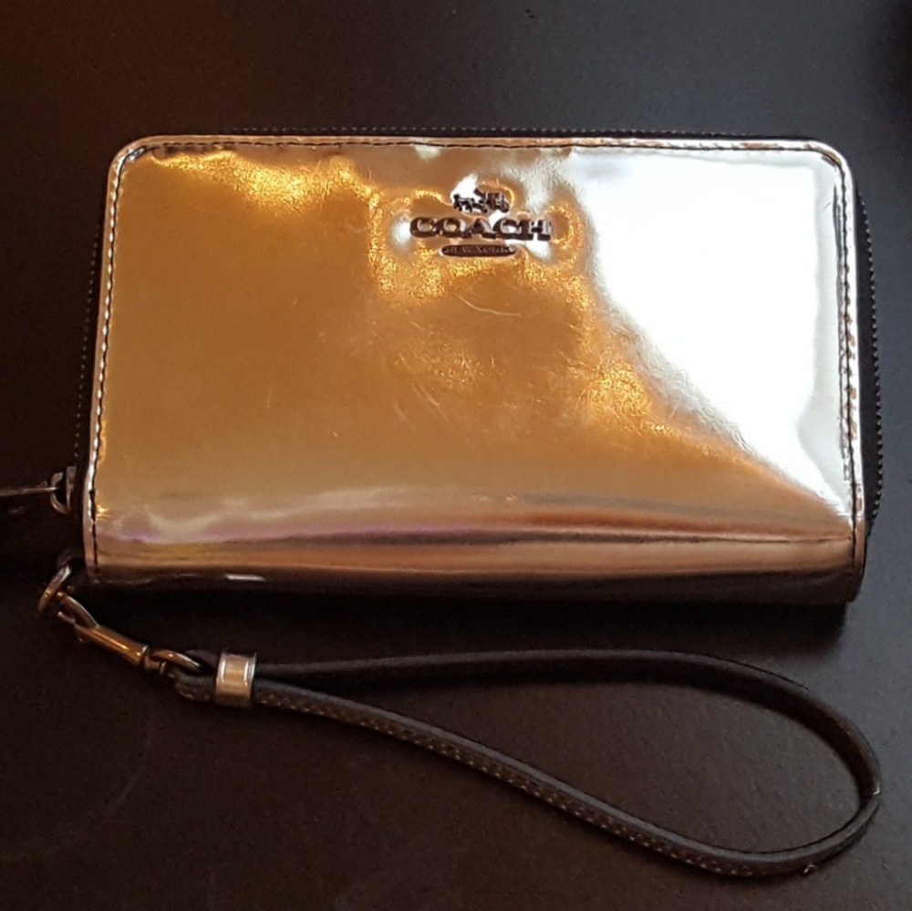CHROME COACH WALLET